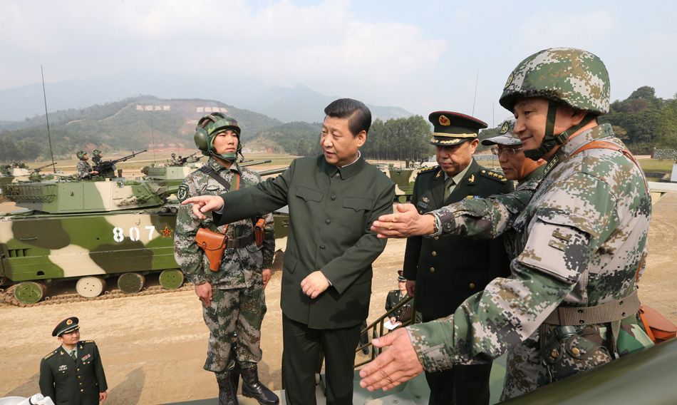 习近平在广州战区考察