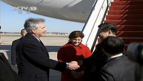 习近平抵达华盛