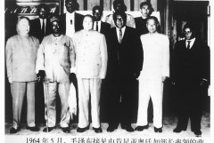 陪同毛泽东接见肯尼亚政府代表团